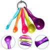 Messlöffel Set Bunte Kunststoff Messlöffel Set für Backen Produktbild-Vorschau 2