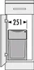 Hailo Abfallsammler 3666101 TA Swing Tandem 2x 15 Liter Produktbild-Vorschau 2