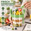 Set da 8 vasetti per muesli, vasetti per yogurt da asporto, Anteprima dell’immagine prodotto 8