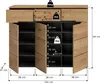 Canu Schuhschrank 3 Türen, 3 Schubladen Eiche Nachbildung, Produktbild-Vorschau 7