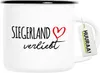 Huuraa Emaille Tasse Siegerland verliebt 300ml Vintage Produktbild-Vorschau 1