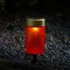 LED Solar Grablicht Herz - Grabkerze - H: 12cm - D: 7cm - Produktbild-Vorschau 3