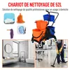 HOMCOM Chariot de ménage chariot de lavage professionnel Voir les images du produit 4