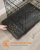 Gabbia per cani FEANDREA, box per cani, pieghevole, 122 x Anteprima dell’immagine prodotto 7
