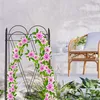 Relaxdays Rankgitter Metall, 3er Set, zum Stecken, 127 cm Produktbild-Vorschau 5