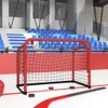 vidaXL But de hockey avec filet rouge & noir 68x32x47 cm Voir les images du produit 2