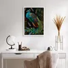 Poster - Poster ohne Rahmen - Pfauen Gold Käfig - 50x70 cm Produktbild-Vorschau 5