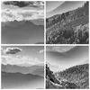 Bilder auf glas - Einteilig - Schwarzweiß Landschaft Berge Produktbild-Vorschau 8