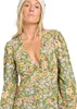 Billabong Cool Night Langes Kleid Mit Langen ärmeln Grün M Produktbild-Vorschau 3