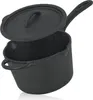 BBQ-Toro Gusseisen Stielkasserolle mit Deckel | 2 Liter | Produktbild-Vorschau 1