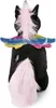 A plush unicorn toy shown from the back. Voir les images du produit