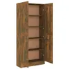 vidaXL Libreria in rovere affumicato 82,5x30,5x185,5 cm Anteprima dell’immagine prodotto 4