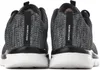 The back view of two black and white Skechers shoes. Anteprima dell’immagine prodotto