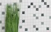 Mosaikfliese Keramikmosaik weiß schwarz grau struktur Boden Produktbild-Vorschau 2