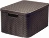 Panier avec couvercle Curver® STYLE2 LID L, marron foncé, Voir les images du produit 18