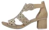 Rieker Damen Sandalette Hochfront mit Strass Cut-Outs und Produktbild-Vorschau 2