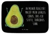 Mr. & Mrs. Panda fußmatte bad Avocado Glücklich - Schwarz - Produktbild-Vorschau 1