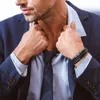 Herren Lederarmband Schwarz geflochten mit Magnetverschluss Produktbild-Vorschau 7