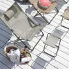 SVITA TOMRA Liegestuhl mit Hocker klappbar Campingstuhl Produktbild-Vorschau 2