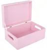 Creative Deco Roze Grote Houten Doos Opbergdoos, 30 x 20 x Productafbeelding-voorbeeld 1