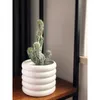 Keramik Zylinder Blumentopf 13 cm weiß Produktbild-Vorschau 3