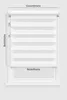 FURNIFY® Doppelrollo 30 x 130 cm Fensterrollo Tag-Nacht Produktbild-Vorschau 5