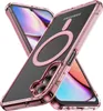 Custodia magnetica trasparente per Samsung Galaxy A15 Anteprima dell’immagine prodotto 1