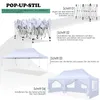 Faltpavillon Pavillons & Partyzelte 3x6m Wasserdicht Stabil Produktbild-Vorschau 2