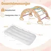 COSTWAY Drevený lezecký oblúk s vankúšmi, Montessori Náhľad obrázku produktu 3