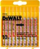 DeWalt Stichsägeblätter-Set 10-tlg. Metall Produktbild-Vorschau 1