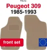 Beige Vordermatten für: Peugeot 306 Break, Kombi, Fließheck Produktbild-Vorschau 16
