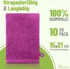 Frottier Waschhandschuhe 10er Pack 15x21cm, 100% Baumwolle, Produktbild-Vorschau 6