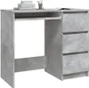 Scrivania grigio cemento 90x45x76 cm materiale a base di Anteprima dell’immagine prodotto 16