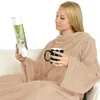 Bestlivings Kuscheldecke mit Ärmel 130 x 180 cm und 68 cm Produktbild-Vorschau 2