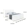 ALTDECOR Boxspringbett mit H3 Matratze und Topper - 140 x Produktbild-Vorschau 6