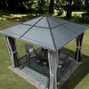 Pawilon ogrodowy 3x3 m Hardtop dach z poliwęglanu ok. 6 mm Podgląd zdjęcia produktu 12