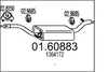 MTS 01.60883 Endschalldämpfer für FORD Focus II Schrägheck Produktbild-Vorschau 11