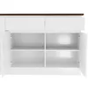 Kücheninsel aus MDF 145x55/85x90cm ausziehbare Produktbild-Vorschau 8