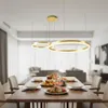 XUDO LED Pendelleuchte 2-Ring 36W Gold, Dimmbar per Produktbild-Vorschau 4