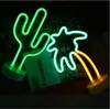 Lampe LED NEON, lampe décorative sur pied, cactus vert, Voir les images du produit 4