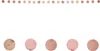 Oblique Unique Kreis Girlande Banner Geburtstag JGA Produktbild-Vorschau 1