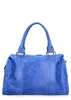 Elara Damen-Schultertasche aus echtem Wildleder Blau  Italy Produktbild-Vorschau 6