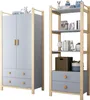 Merax Kinder-Kleiderschrank Satz, Kinderzimmer Produktbild-Vorschau 7