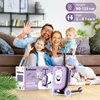 Valigia monopattino Kidiyana viola, monopattino con ruote a Anteprima dell’immagine prodotto 4