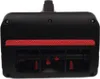 The image shows the underside of a black vacuum cleaner attachment with a red brush roll. Produktbild-Vorschau