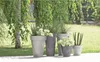 Tubus Effect Beton Nachahmung Topf grau 40x37cm Produktbild-Vorschau 2