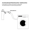 FRANKE Siphon / Sifon 1 1/2' Kunststoff weiß Produktbild-Vorschau 2