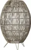 A close-up shot of a beige woven lampshade on a white background. Produktbild-Vorschau