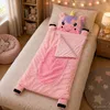 Kinder-Kuschelschlafsack 68 × 160 cm aus weichem Plüsch mit Produktbild-Vorschau 2