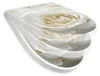 WC Sitz mit Absenkautomatik D Form Motiv White Roses [TDW3 Produktbild-Vorschau 7